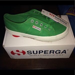 New Superga Green Tennis Shoes 7m